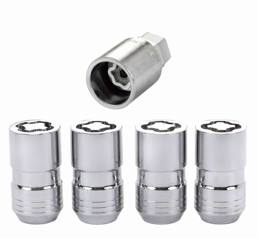 Universal Wheel Lug Nut Lock set/kit MCGARD M14 x 1.5 CHROME with Key