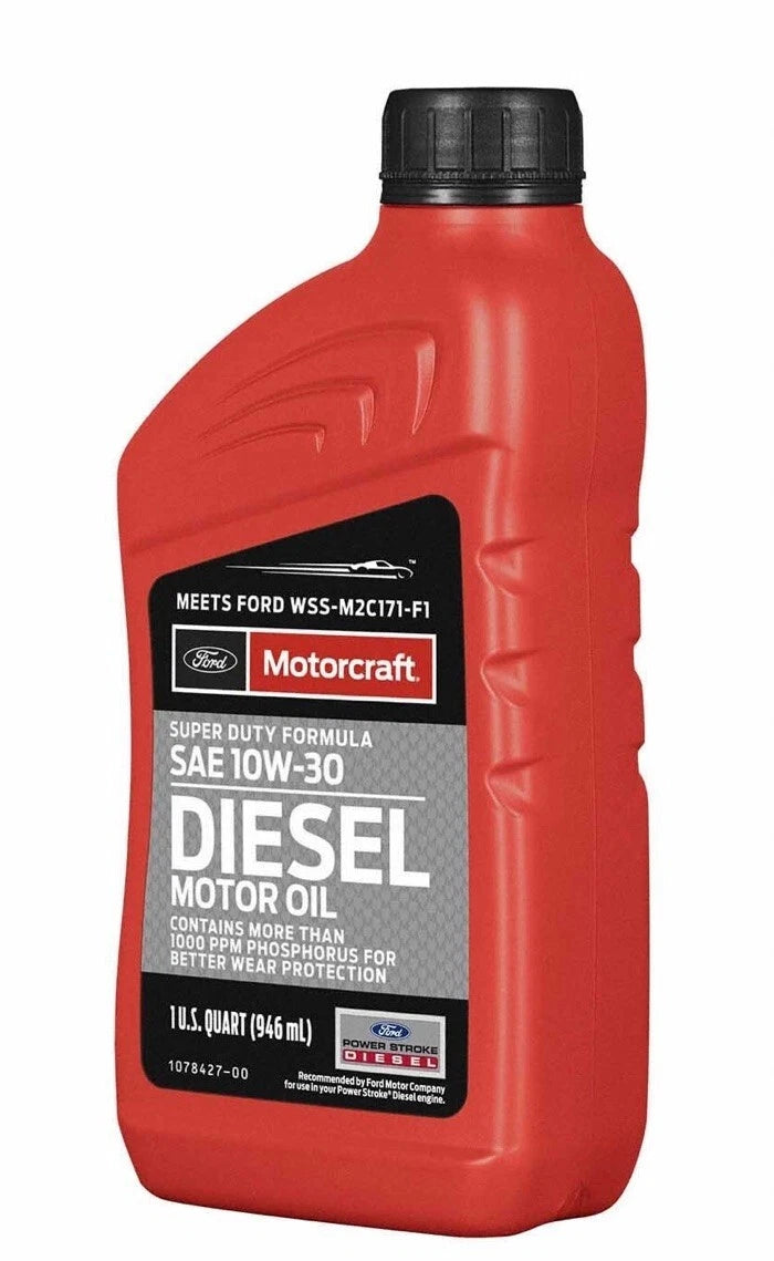 7 Quarts Diesel Engine Motor Oil MOTORCRAFT Super Duty XO10W30QSDF SAE 10W30