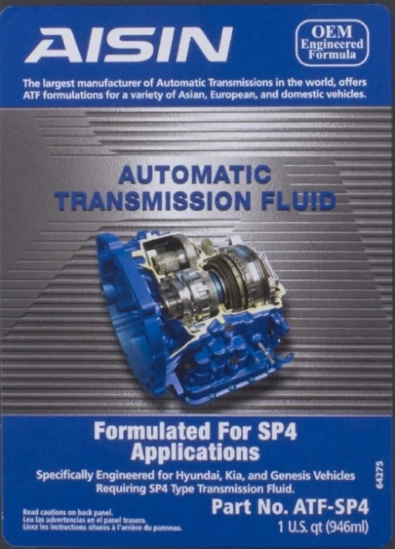 7 Quarts Automatic Transmission Fluid OEM AISIN ATF-SP4
