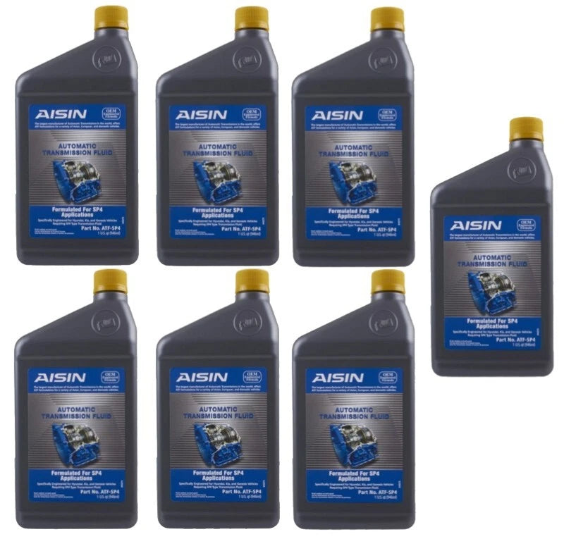 7 Quarts Automatic Transmission Fluid OEM AISIN ATF-SP4