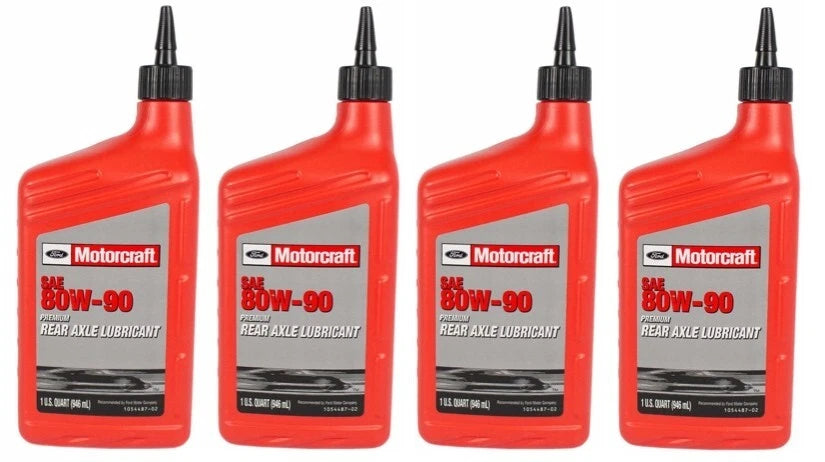 4 Quarts Premium Rear Axle Lubricant OEM FORD MOTORCRAFT SAE 80W-90
