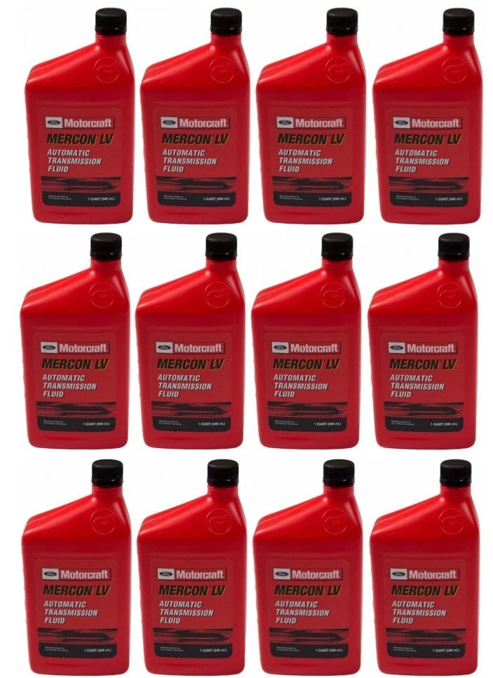 12 Quart Genuine FORD Automatic Transmission Fluid Motorcraft XT10QLVC MERCON LV