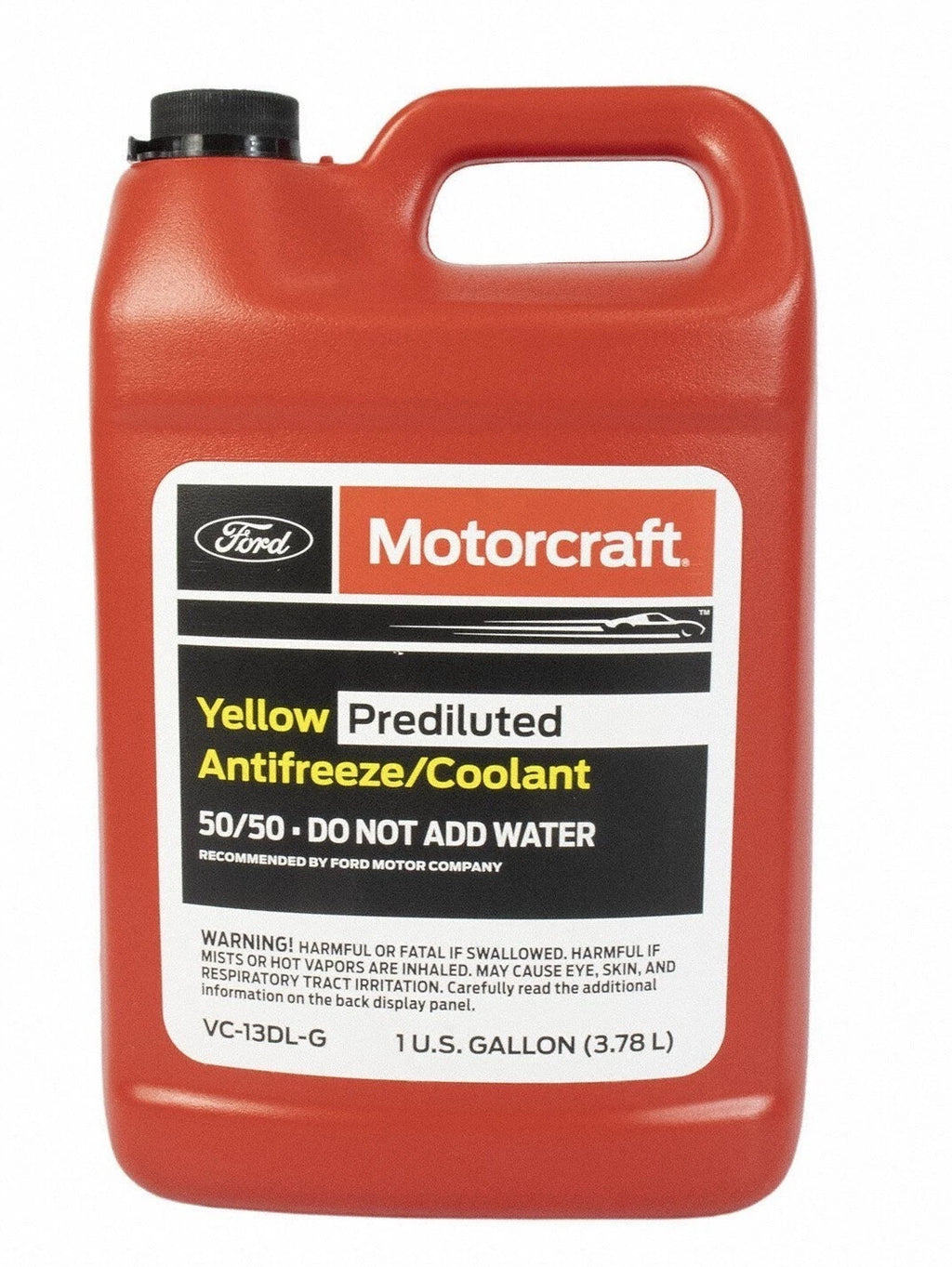 1 Gallon Engine Coolant Antifreeze Motorcraft Orange/Yellow Pre diluted