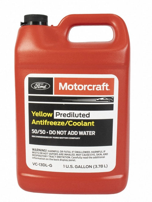1 Gallon Engine Coolant Antifreeze Motorcraft Orange/Yellow Pre diluted