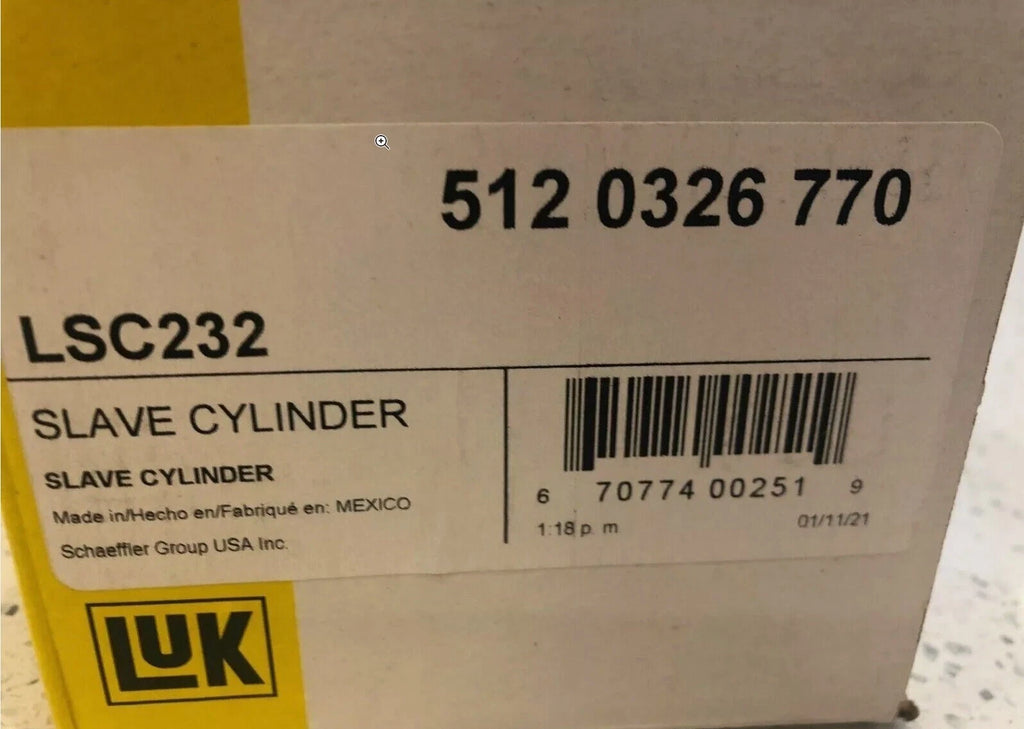 Manual Clutch Master & Slave Cylinders LUK for Toyota Pick-up 4Runner 1984-88