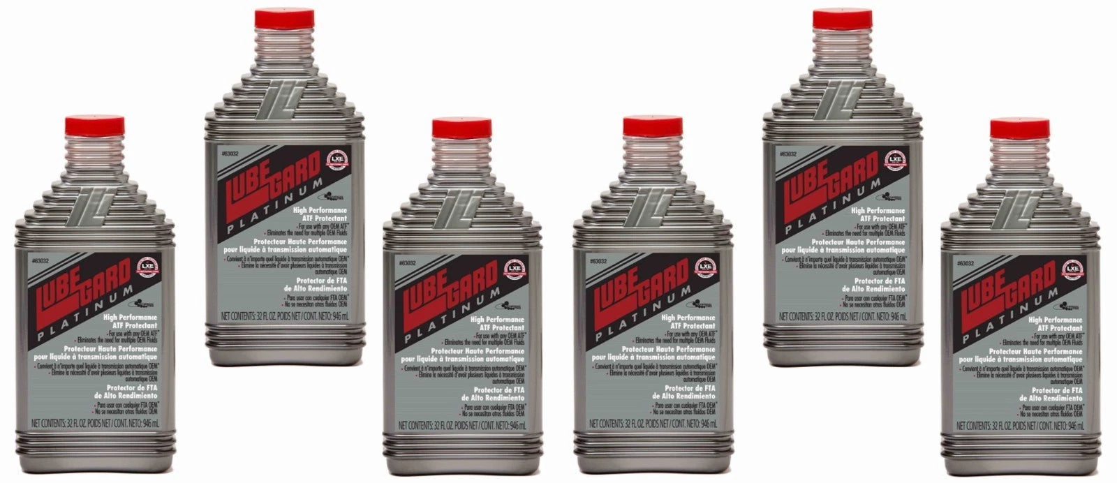 6 Universal PLATINUM High Performance ATF Protectant Additive 10 oz.  LUBEGUARD
