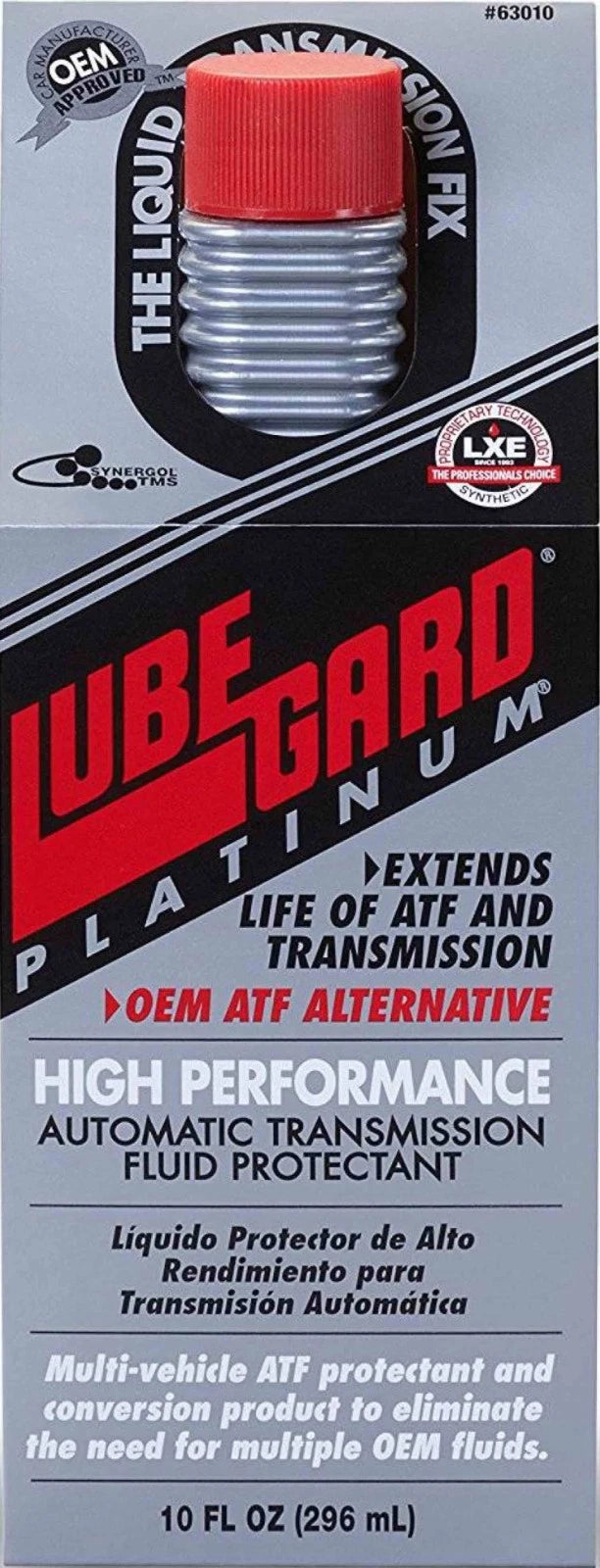 1 Universal PLATINUM High Performance ATF Protectant Additive 10 oz.  LUBEGUARD