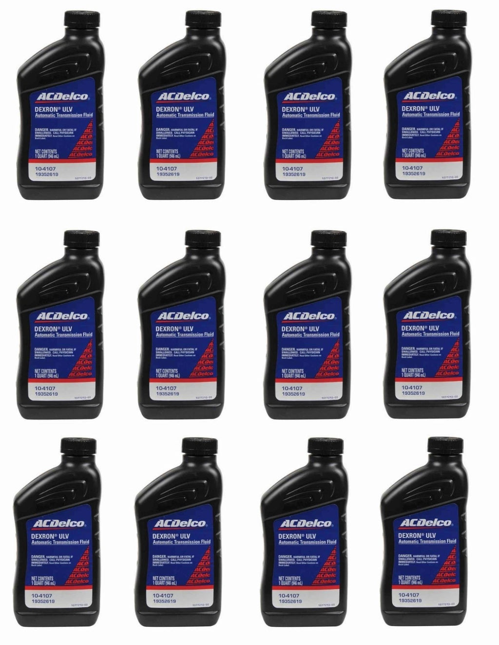 12 Quarts Automatic Transmission Fluid ACDelco GM Original Equipment DEXRON ULV