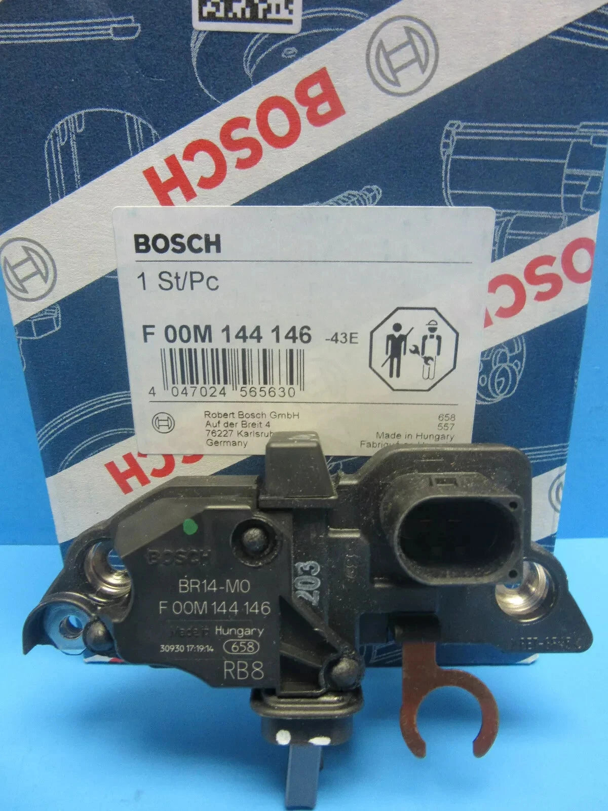 Voltage Regulator Genuine BOSCH F00M144146 for Mercedes OEM # 0031546506