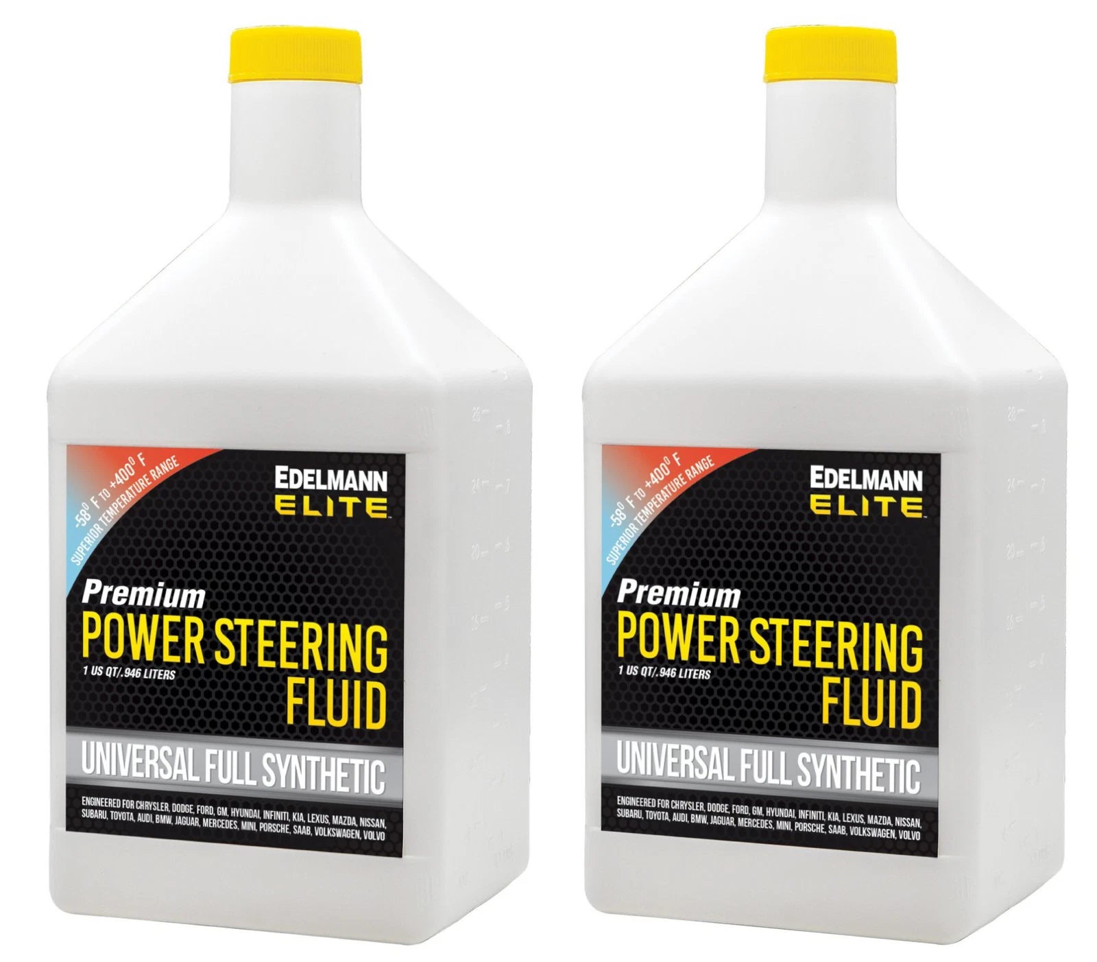 2 Quarts Power Steering Fluid EDELMAN Universal Full Synthetic