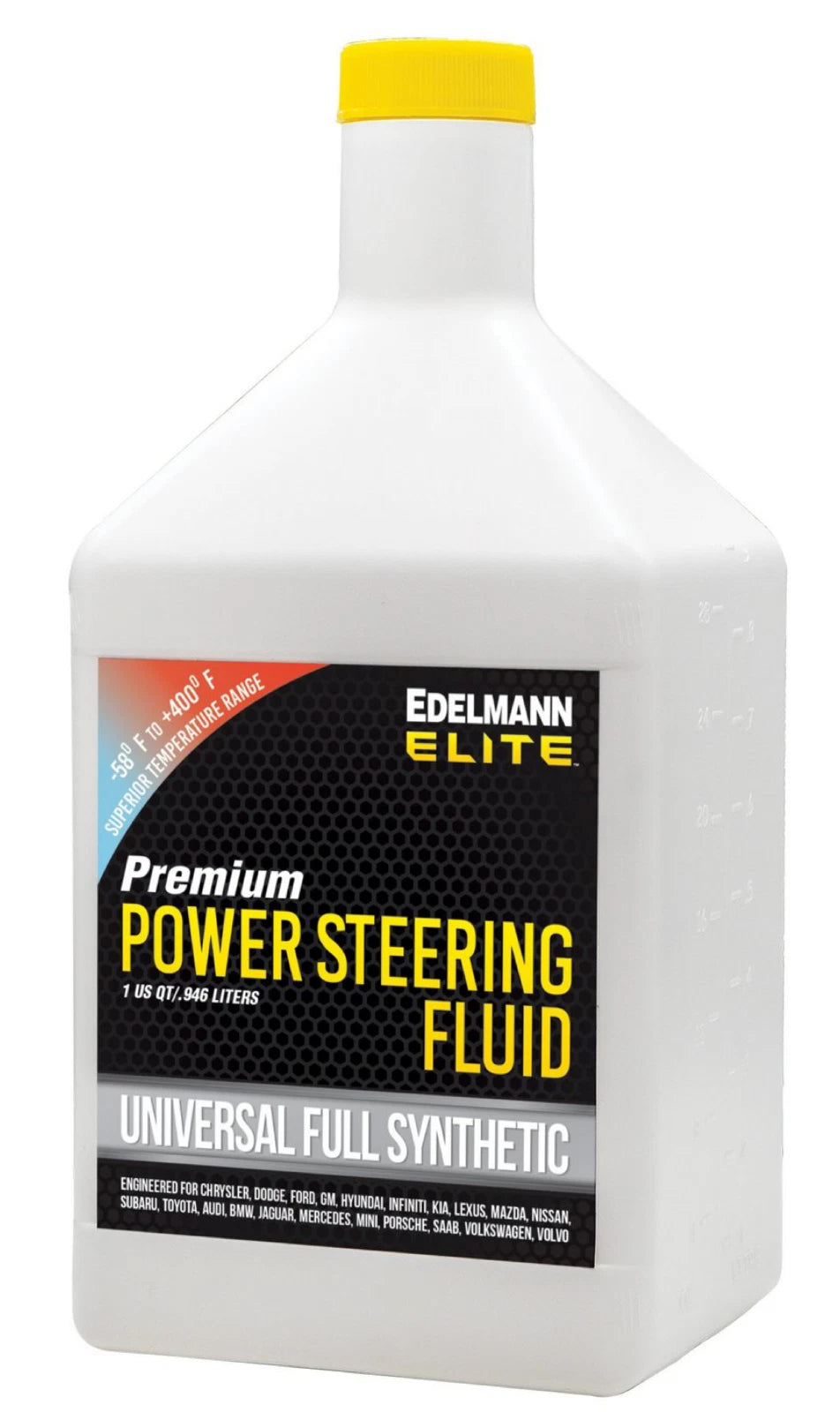 1 Quart Power Steering Fluid EDELMAN Universal Full Synthetic