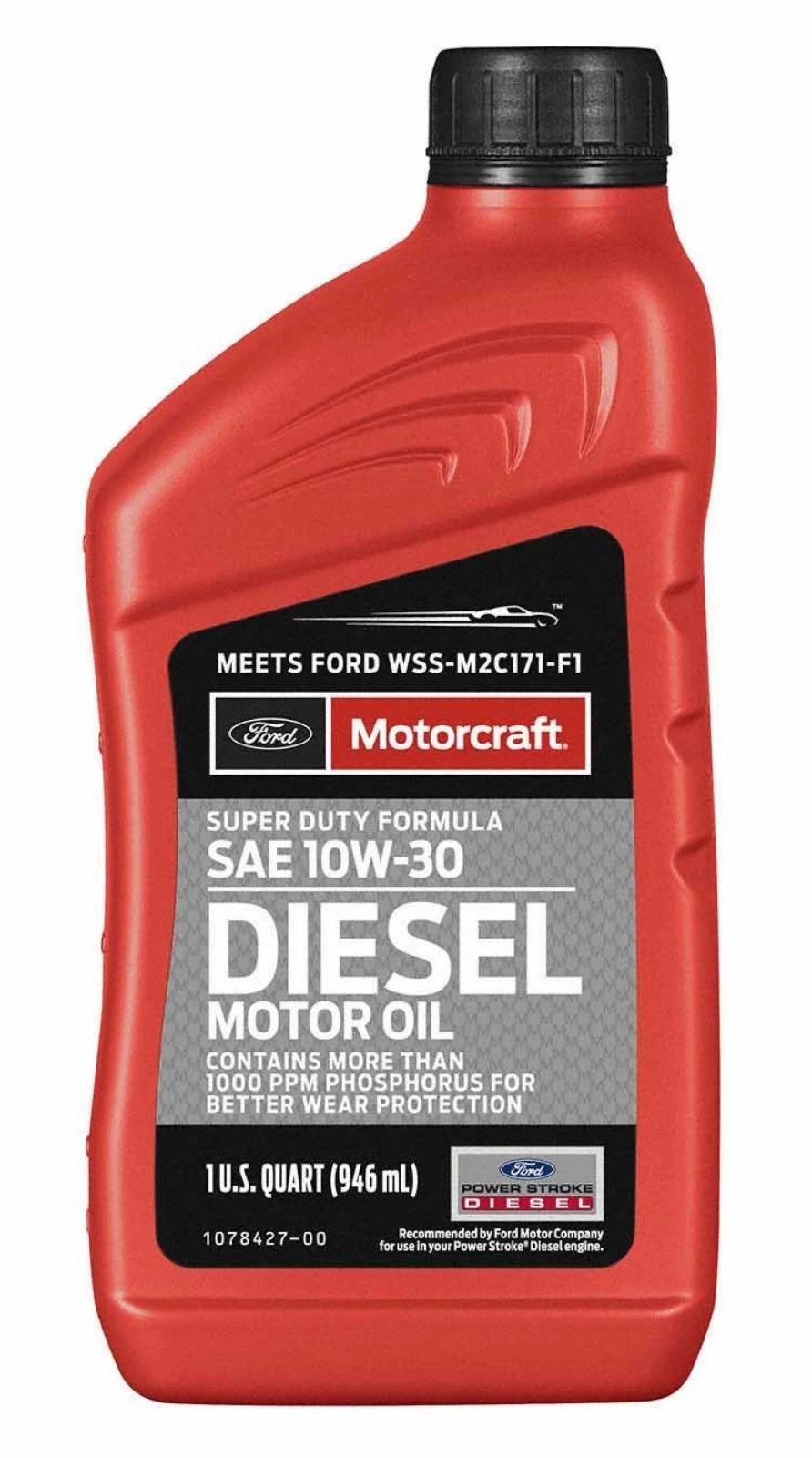 1 Quart Diesel Engine Motor Oil MOTORCRAFT Super Duty XO10W30QSDF SAE 10W30