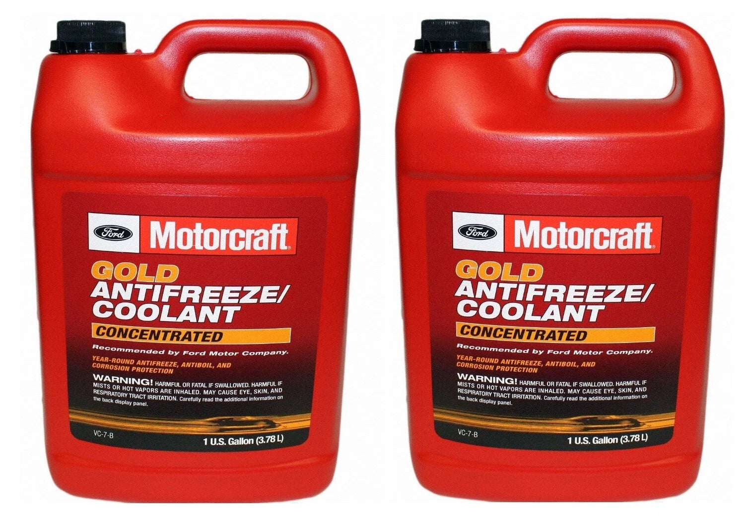 2 Gallons Engine Coolant/Antifreeze MOTORCRAFT VC7B GOLD Concentrated